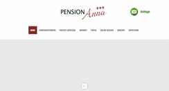 Desktop Screenshot of pensionanna.at